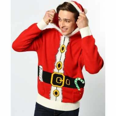 Kersttrui kerstman print