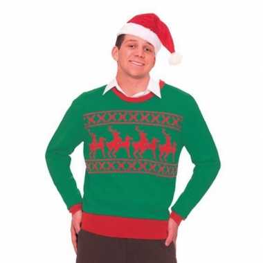 Kersttrui met rendieren