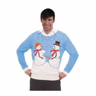 Kersttrui sneeuwman koppel
