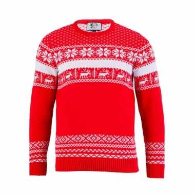 Kersttrui the red nordic voor mannen