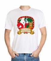 Foute shirt wit santa is no vegan voor mannen