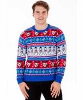 Kersttrui comic christmas voor mannen