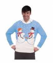 Kersttrui sneeuwman koppel