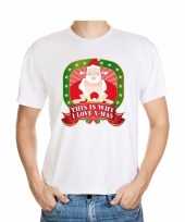 Shirt wit this is why i love x mas player kerstman voor mannen